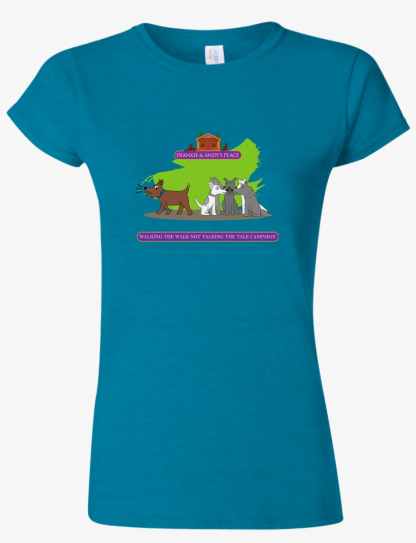 Walking The Walk Gildan Softstyle Ladies' T-shirt - Trombone T Shirt, transparent png download