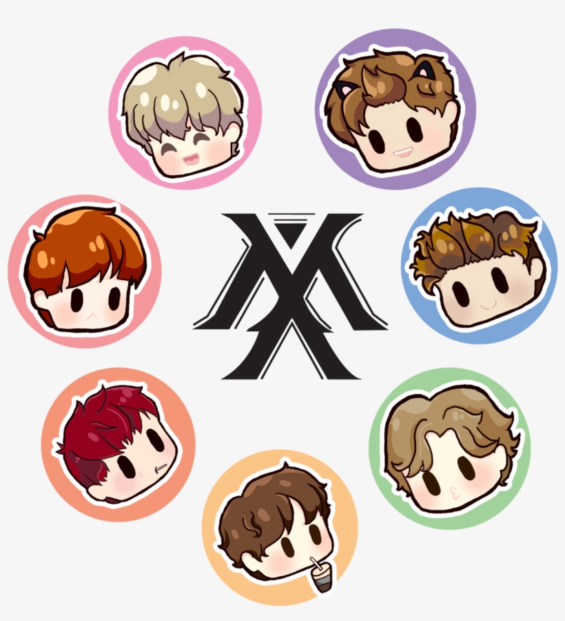 Amen Mv Chibi Ver Of Monsta X - Monsta X Chibi Fanart, transparent png download