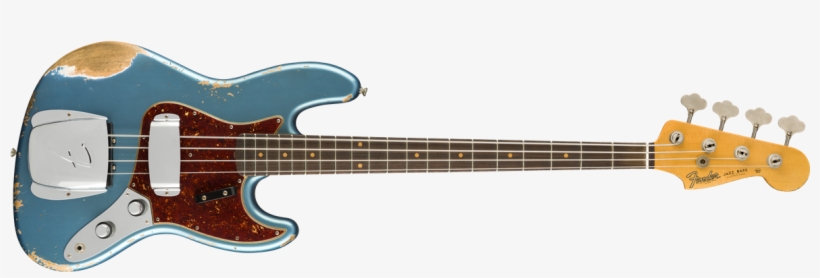 1961 Jazz Bass® Heavy Relic®, Rosewood Fingerboard, - Jazz Bass Road Worn, transparent png download