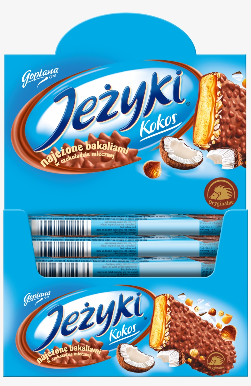 5102468 Jeżyki Kokosowe Baton 1,05gdisplay Front - Cookies And Crackers, transparent png download