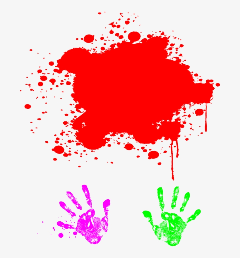 Peinture Rouge Png - Happy Holi Png Hd, transparent png download
