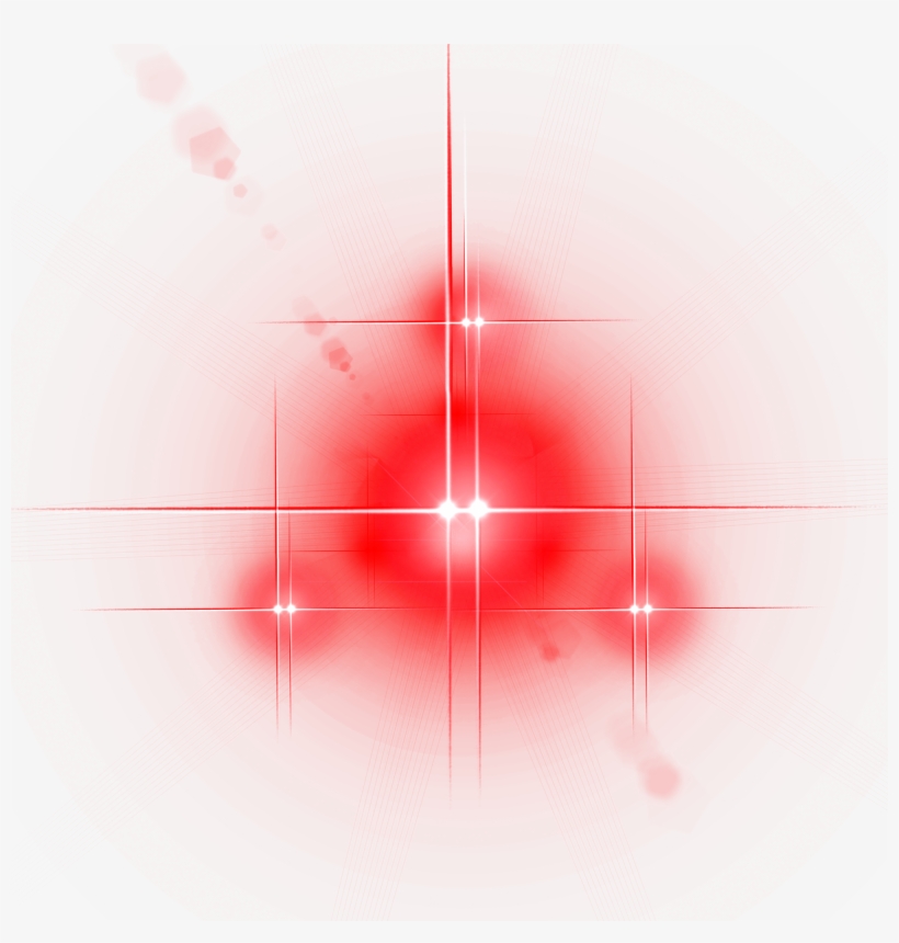 Rouge Effet De Lumière Étoile Halo Png Et Psd - Lumière Rouge Png, transparent png download