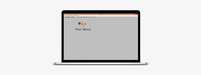 Plus Minus Laptop Slider - Gadget, transparent png download
