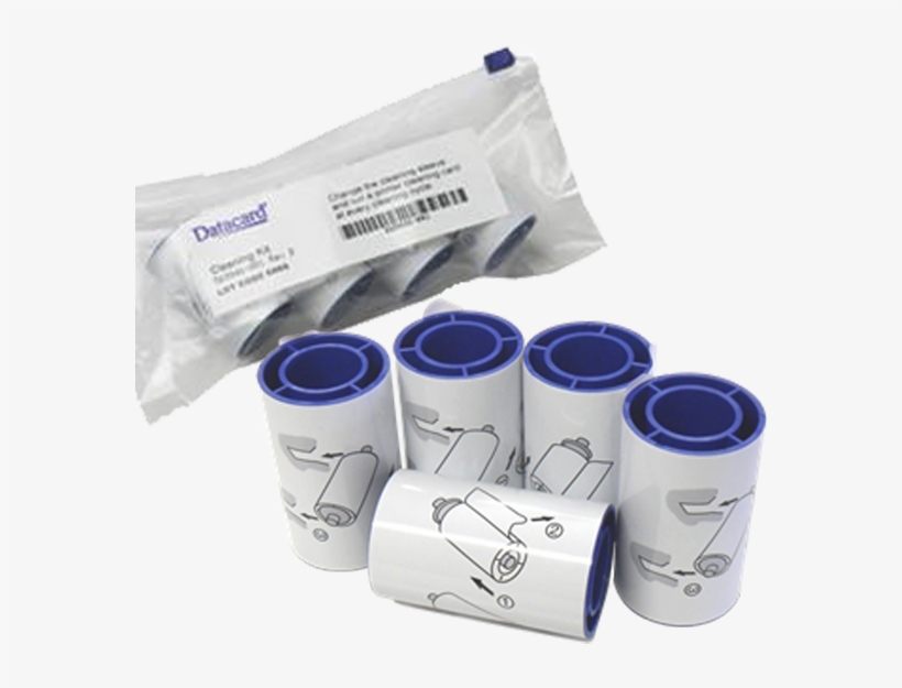 Datacard Kit De Limpieza Pack 5 Pzas Pack De 5 Rodillos - Kit De Limpieza Para Cd, transparent png download