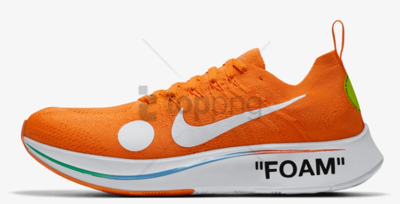 Free Png Download Nike Zoom Fly Off White Png Images - Zoom Fly X Off White, transparent png download
