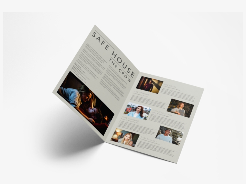 Safe House Flyer - Newsprint, transparent png download