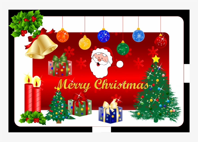 Christmas Tree Gift Pack Free Vector - Sai Baba On Christmas, transparent png download