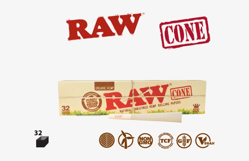 Raw Organic 1 1 4 Pure Hemp Pre Rolled Cones 900, transparent png download