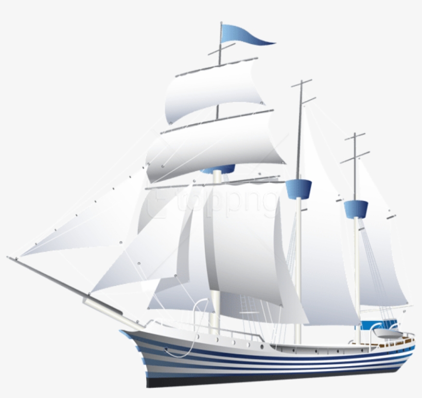 Free Png Download Sailing Boat Transparent Clipart - Mast, transparent png download
