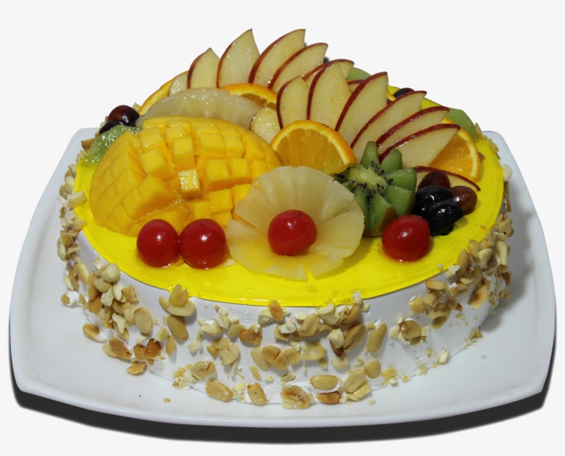 Fruit Punch Cake - Pineapple Garnish For Cake, transparent png download