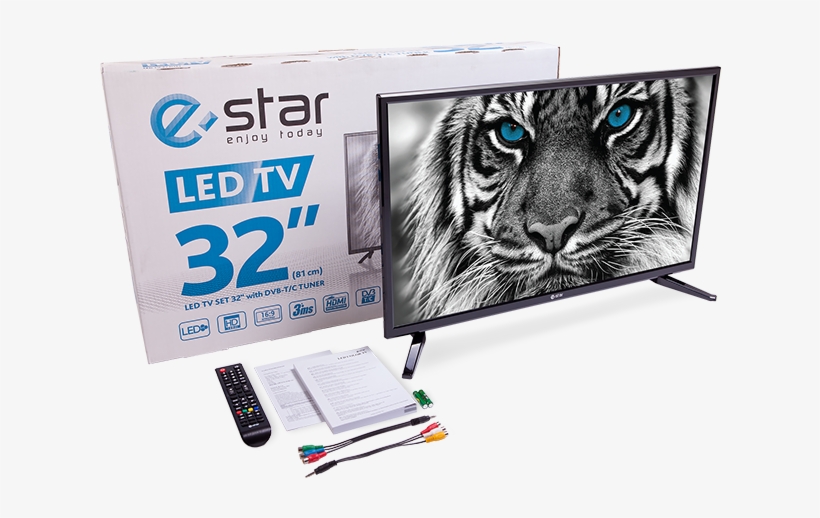 Estar Led Tv - E Star Tv, transparent png download