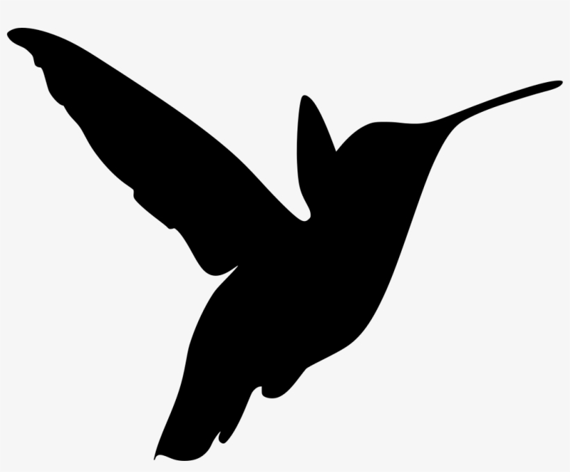 Download Png - Hummingbird Stencil, transparent png download