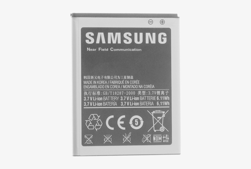 Original Battery Samsung I9100 Galaxy S2, I9103 Nfc - Galaxy Ace S5830 Battery, transparent png download