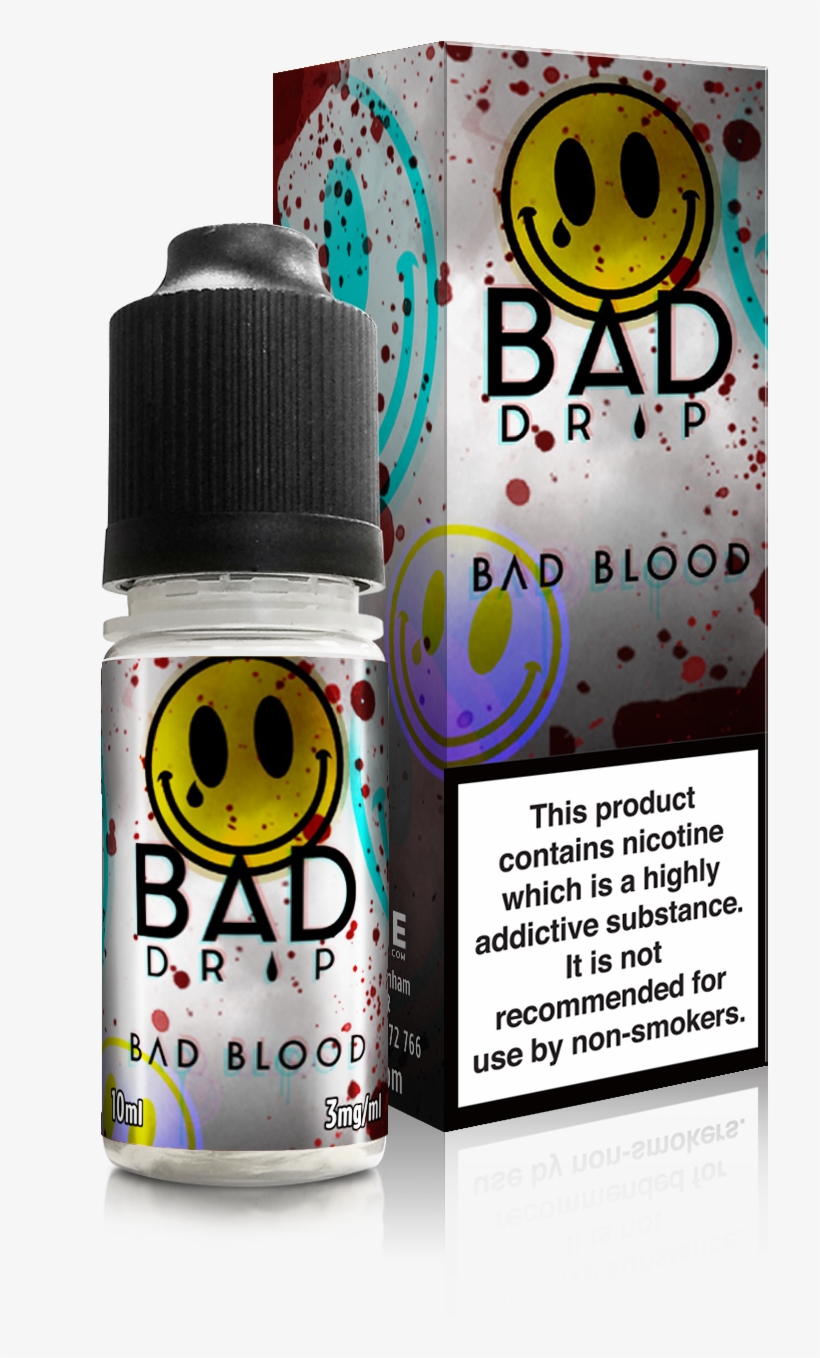 Bad Drip Eliquid Bad Blood - Composition Of Electronic Cigarette Aerosol, transparent png download