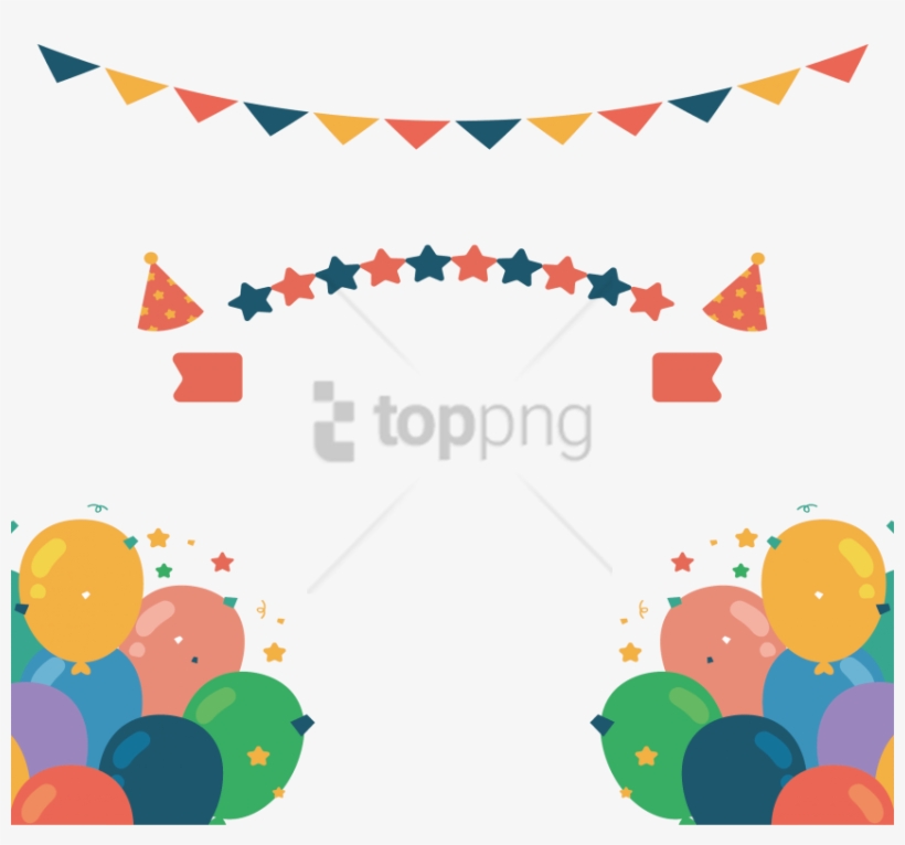 Free Png Birthday Banner Vector Png Image With Transparent - Birthday Flag Vector Png, transparent png download