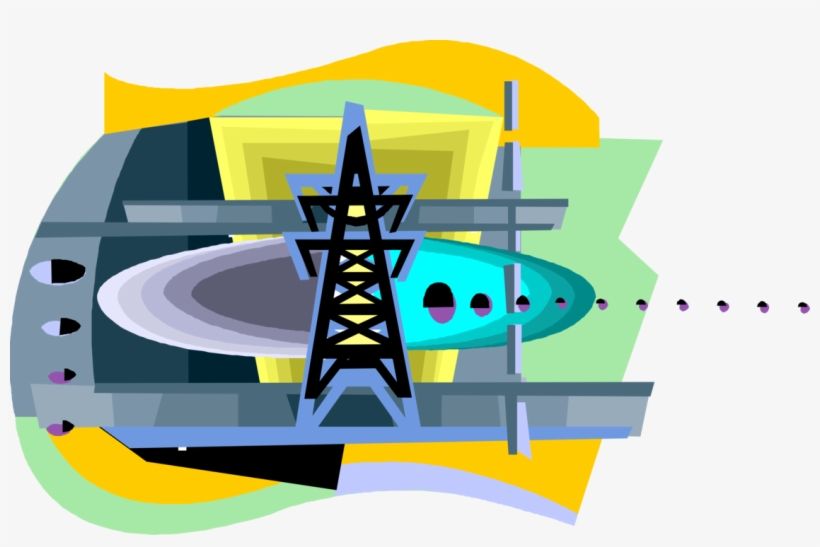 Vector Illustration Of Transmission Tower Carries Electrical - Graphic Design, transparent png download