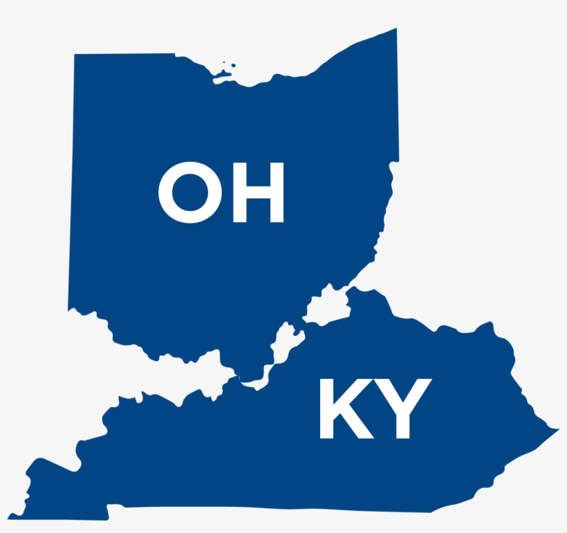 Open Doors In Kentucky And Ohio - State Of Ohio Vector, transparent png download