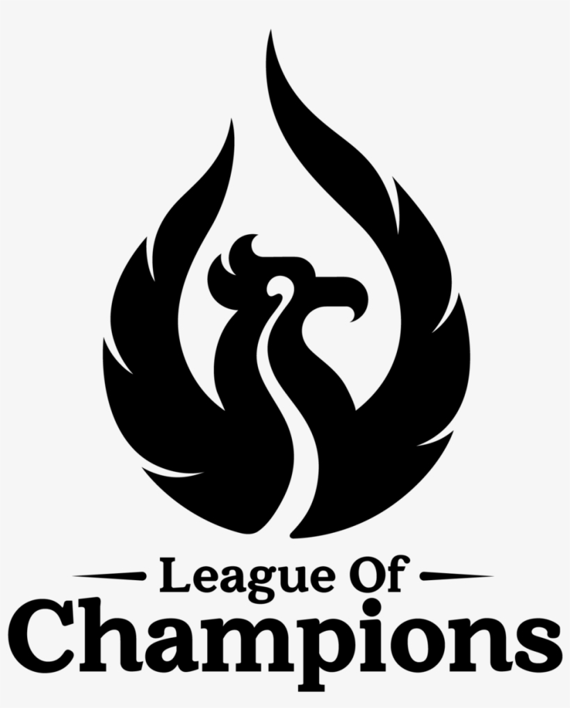 League Of Champions Black, transparent png download