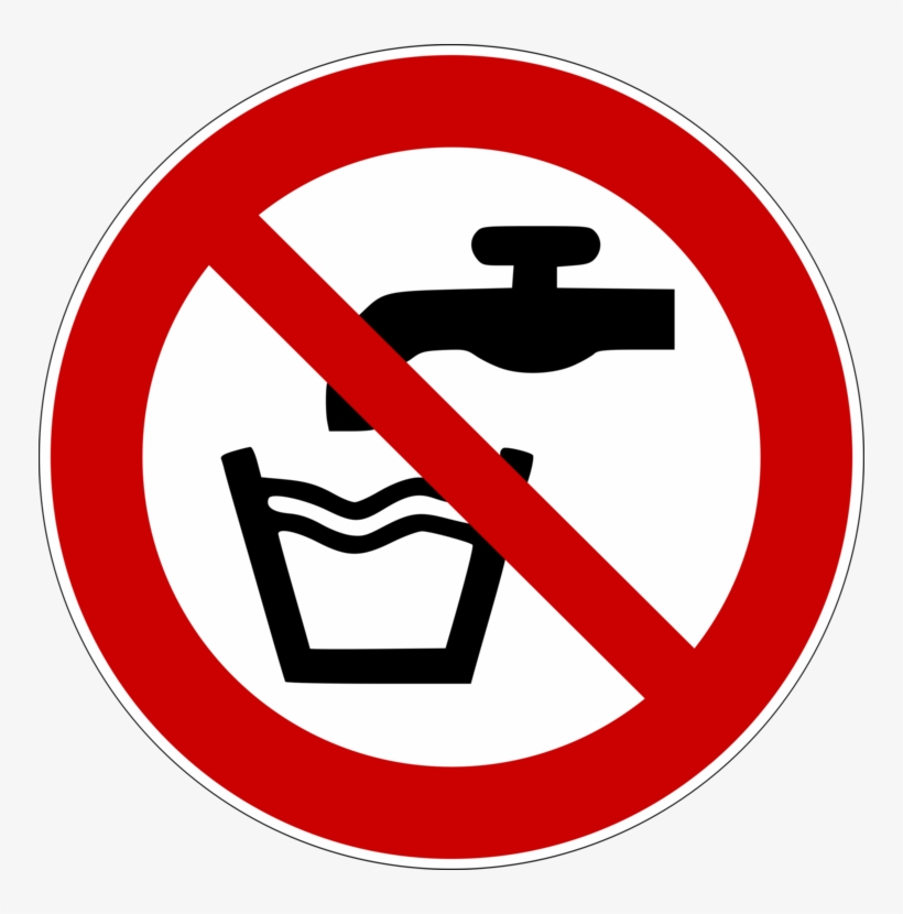 Alcoholic Drink Drinking Water Sticker - Water Not Drinkable, transparent png download
