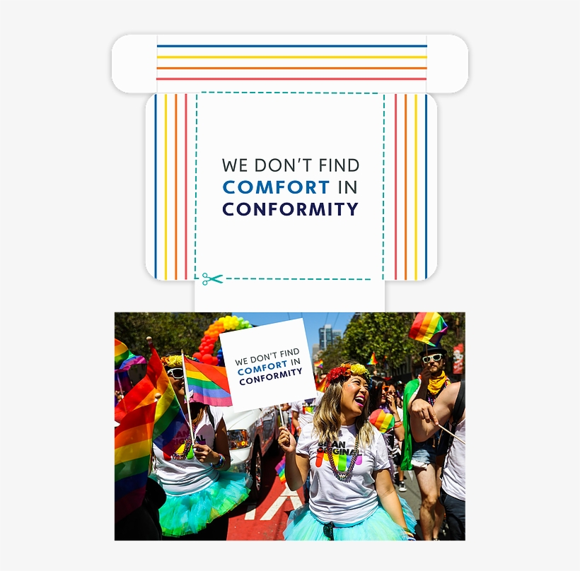 3boxprotestsign - Cartoon, transparent png download