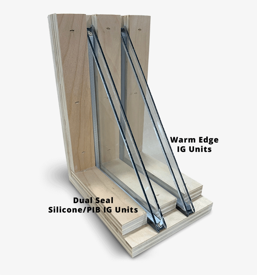 Two-pane Cutaway - Plywood, transparent png download