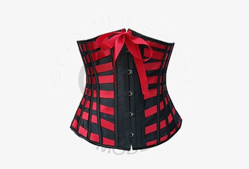 Red Alice Secondary Product Picture - Women's Red Underbust Corset, transparent png download