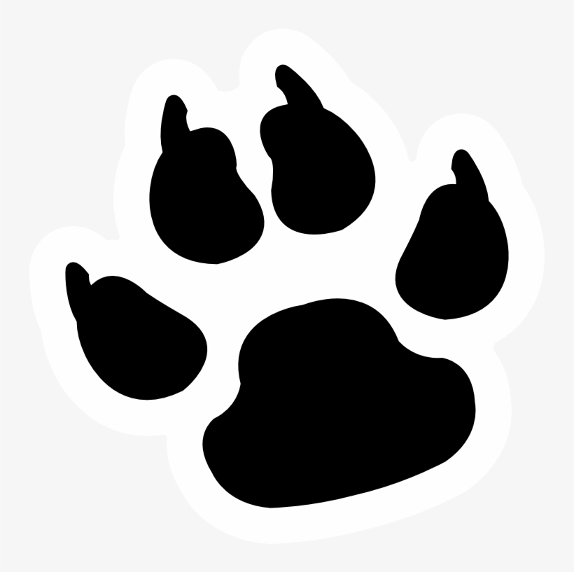 Dog Paw Blue, transparent png download