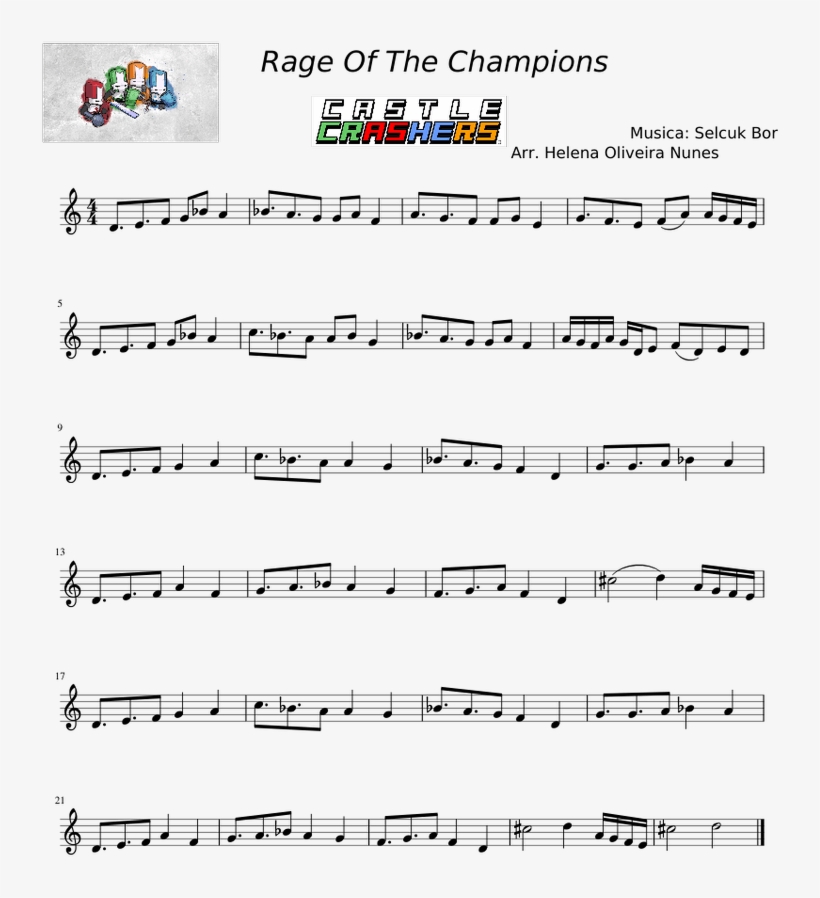 Rage Of The Champions - Castle Crashers, transparent png download