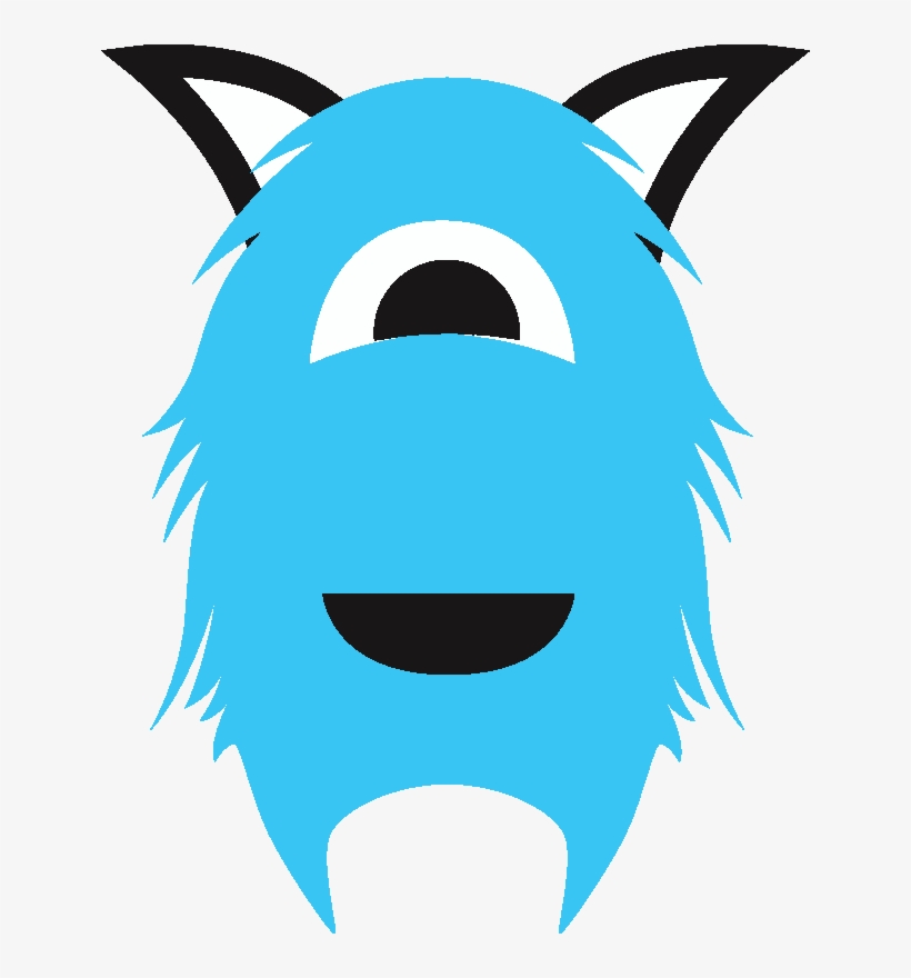 Input Blue Oneeyed Monster, transparent png download