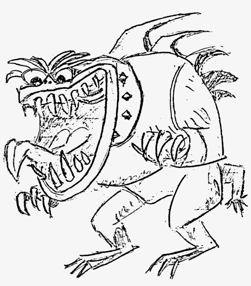 This Free Icons Png Design Of Lizard Monster, transparent png download