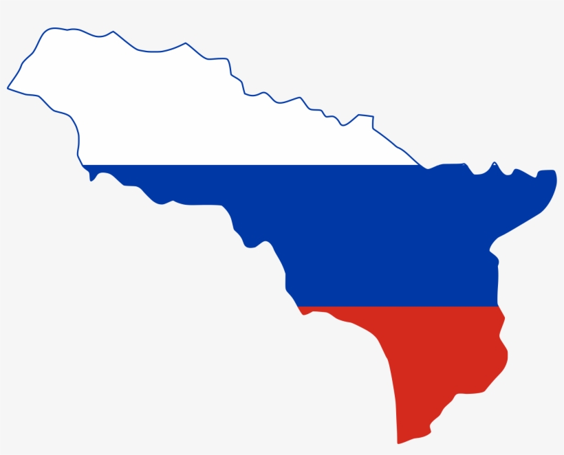 Open - Flag Map Of Abkhazia, transparent png download