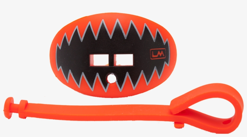 Loudmouthguards Shark Teeth Bengal Orange - Pumpkin, transparent png download
