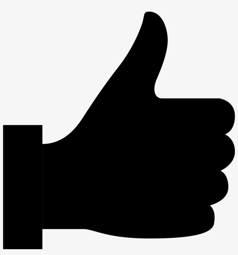 Png File Svg Thumbs Up Icon Black Transparent Png 958x980 Free Download On Nicepng