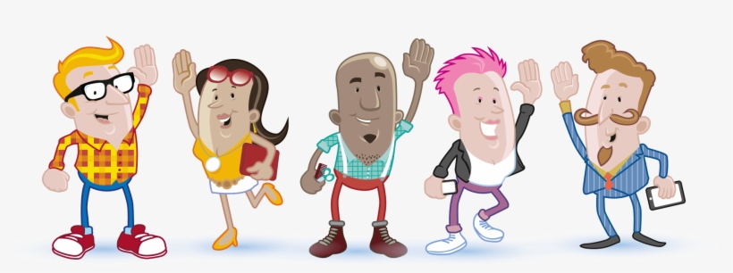 Barclaycard Character Development - Cartoon, transparent png download