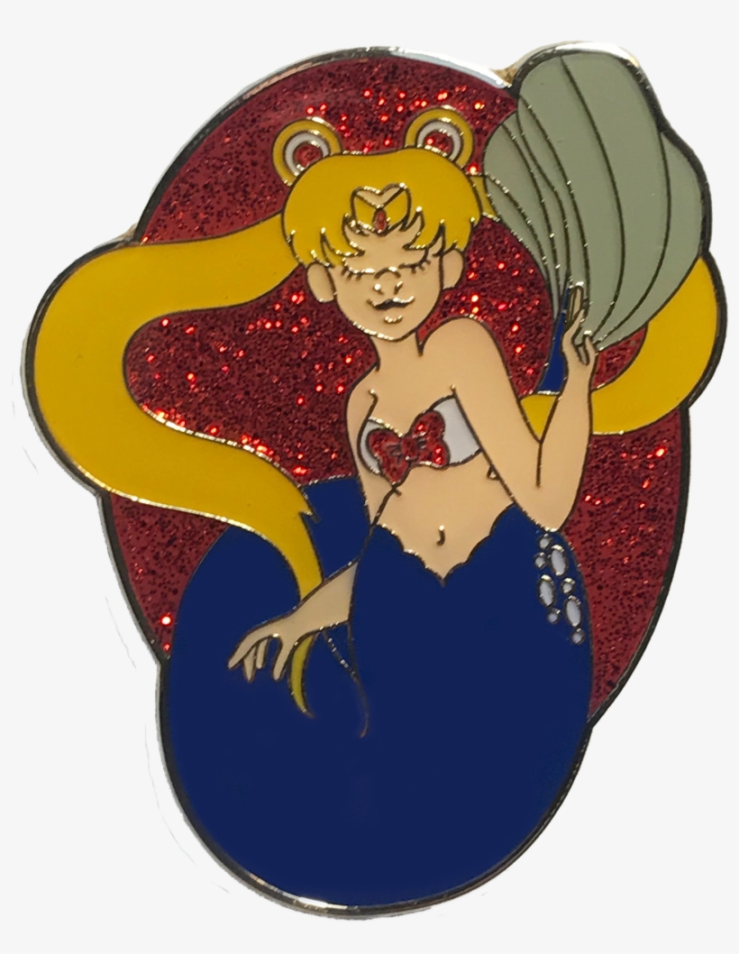 Glitter Sailor Moon Mermaid - Cartoon, transparent png download