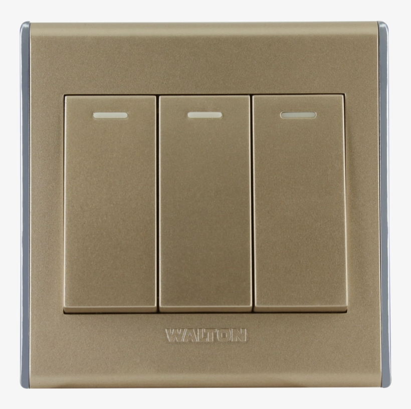3 Gang Gold - Wood, transparent png download