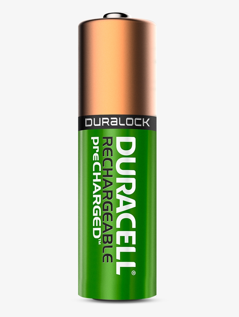Duracell Rechargeable Battery Png, transparent png download