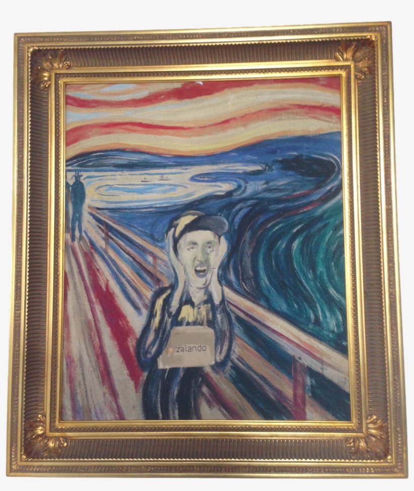 The Zalando Copy Of The Norwegian Painting - Munch Museum, transparent png download