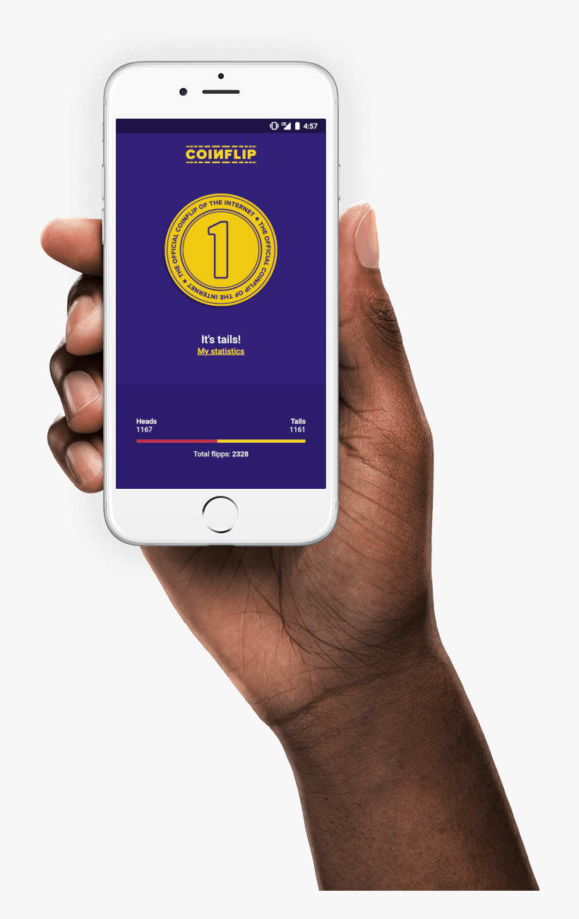 Mobile Coinflip - Mobile Phone, transparent png download