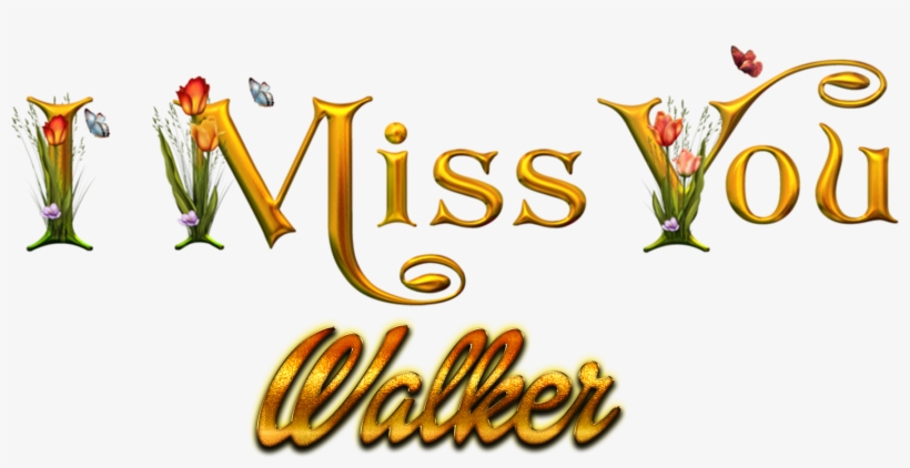 Walker Missing You Name Png, transparent png download