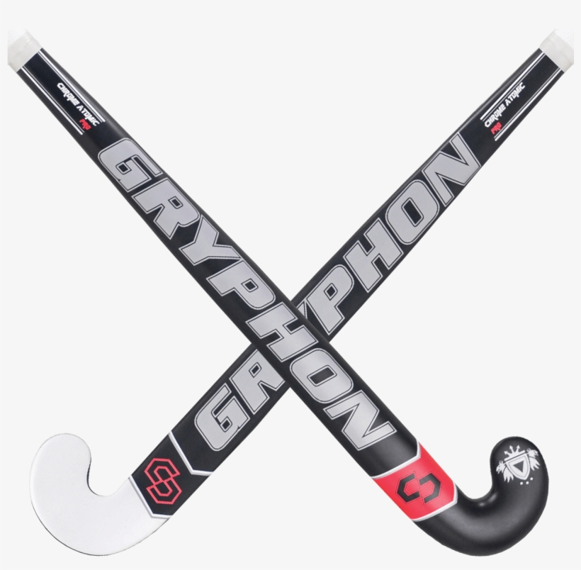 Gryphon Chrome Atomic Pro Ers Black - Indoor Field Hockey, transparent png download