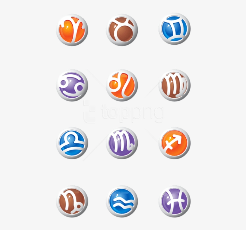 Download Zodiac Signs Setpicture Clipart Png Photo, transparent png download