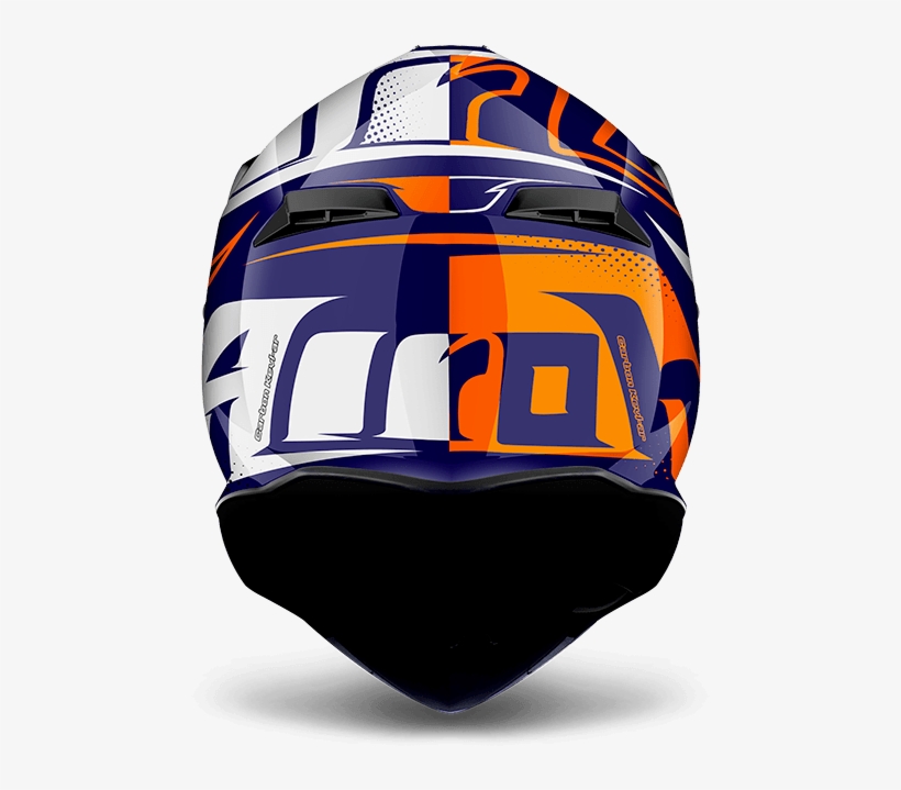 Airoh Terminator 2.1 Cleft Orange, transparent png download