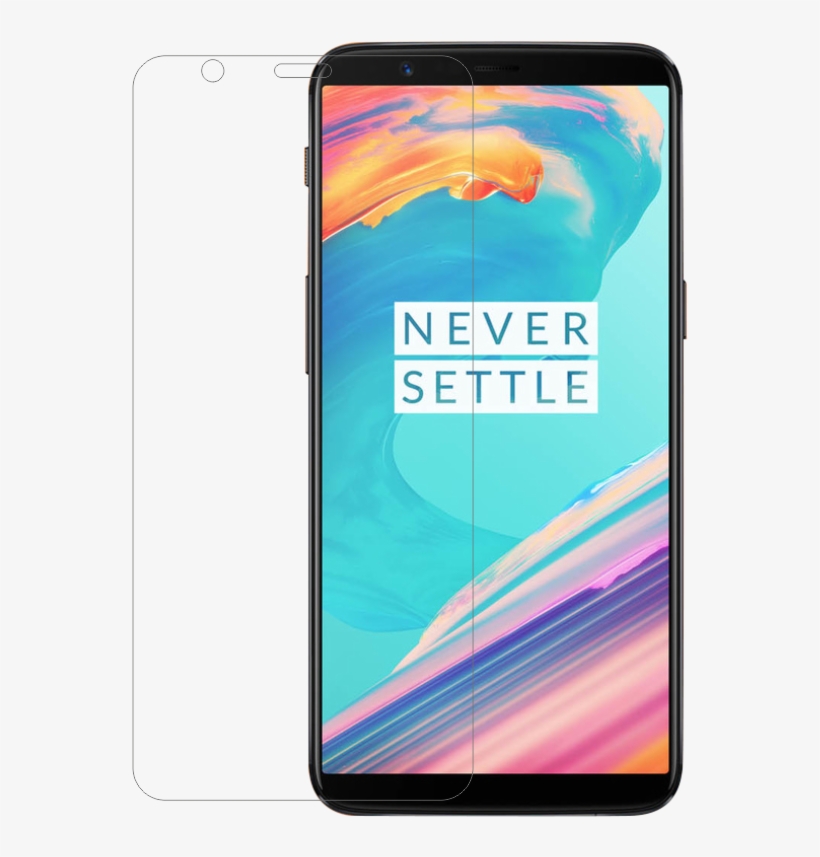Clear Tempered Glass Film For Oneplus 5t - Oneplus 5t Price In India, transparent png download