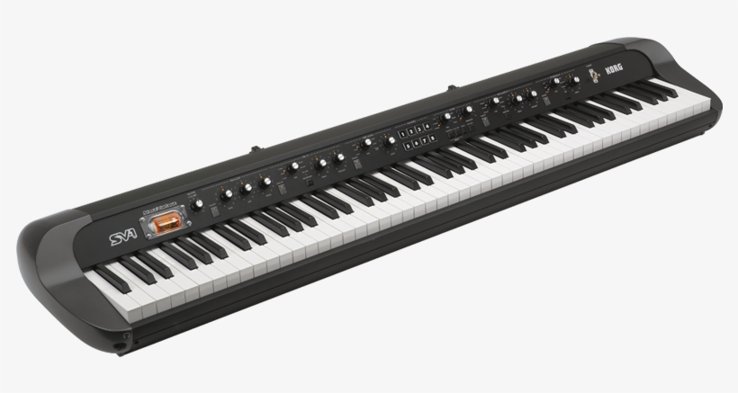 Vintage Keyboard - Korg Sv1 88 Black, transparent png download