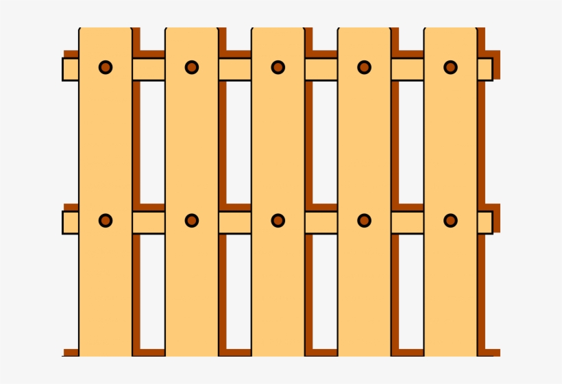 Fence Clipart Farm Fence - Wood, transparent png download
