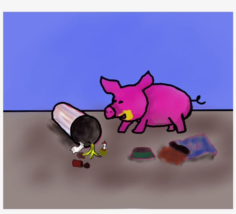 Arnold The Cute Little Pig With Personality - Cartoon, transparent png download