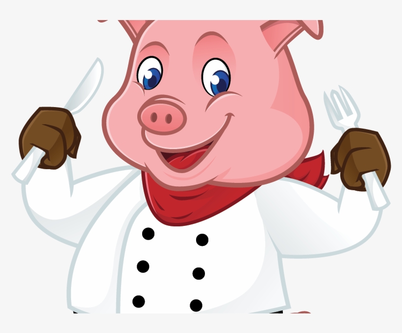 Description - Chef Pig Clipart Png, transparent png download
