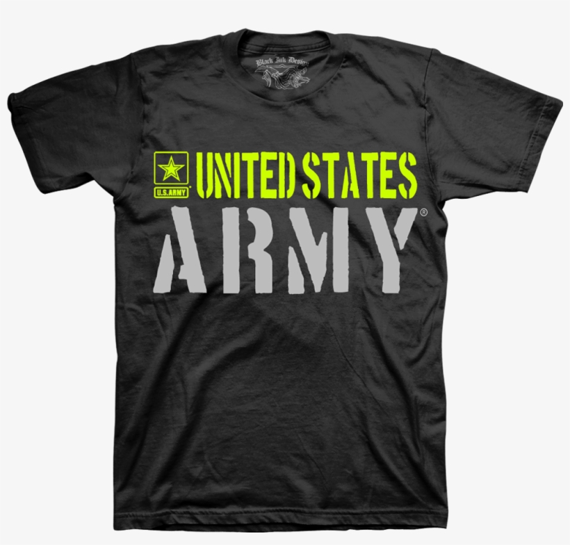 Black Ink Us Army Hi Vis Black T Shirt - T Shirt Michael Jackson, transparent png download