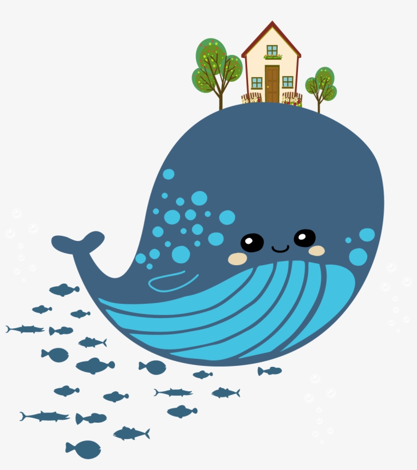 Blue On The Hut Transprent Png - Illustration, transparent png download